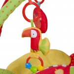 Centru de activitati Red Kite - Salteluta bebelusi cu petale pufoase Safari Gym